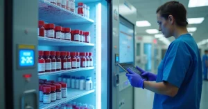 Monitoramento de temperatura em freezers de conservação de hemoderivados