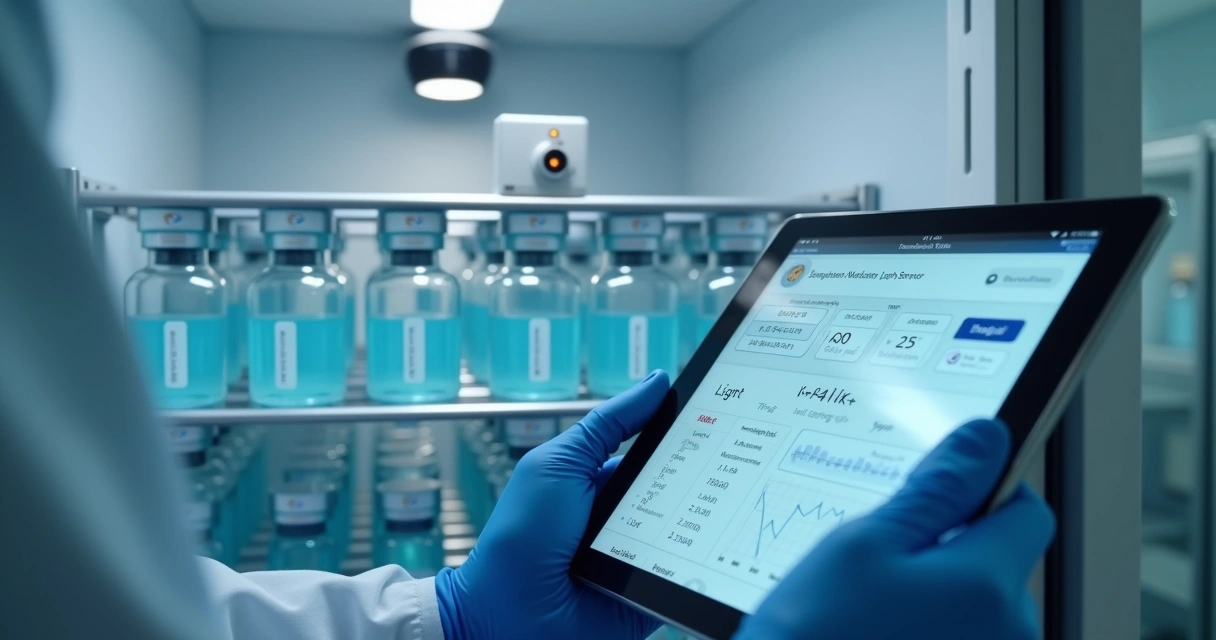 Por que o monitoramento de luminosidade é essencial para vacinas?